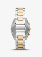 Oversized Janelle Two-Tone Watch