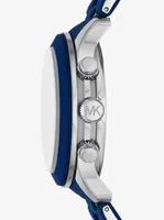 Oversized Runway Navy-Tone Watch