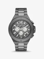 Oversized Lennox Gunmetal Watch