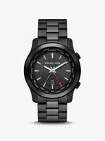 Oversized Runway Black-Tone Watch