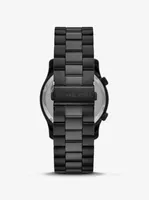 Oversized Runway Black-Tone Watch