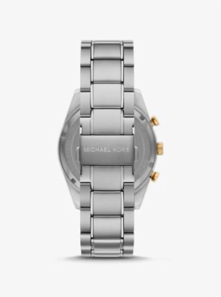 Oversized Warren Two-Tone Watch