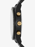 Oversized Warren Black-Tone Watch