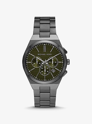 Oversized Lennox Gunmetal Watch