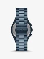 Oversized Lennox Blue-Tone Watch