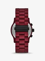 Oversized Runway Red-Coated Watch