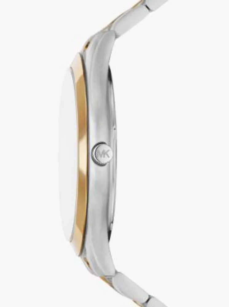 Oversized Slim Runway Two-Tone Watch