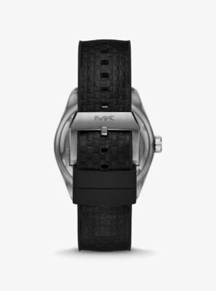 Oversized Accelerator 2.0 Gunmetal and Textured Silicone Watch