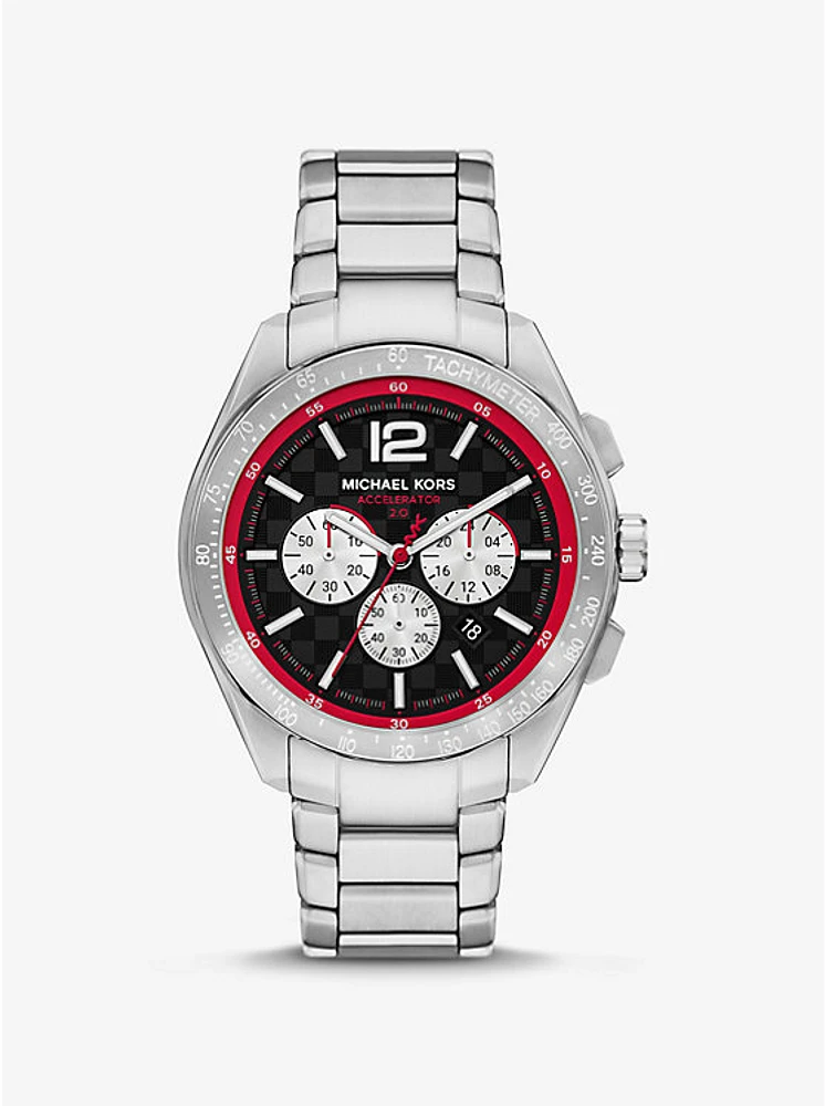 Oversized Accelerator 2.0 Silver-Tone Watch