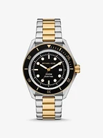 Oversized Maritime Two-Tone Watch