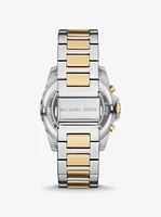 Oversized Alek Two-Tone Watch