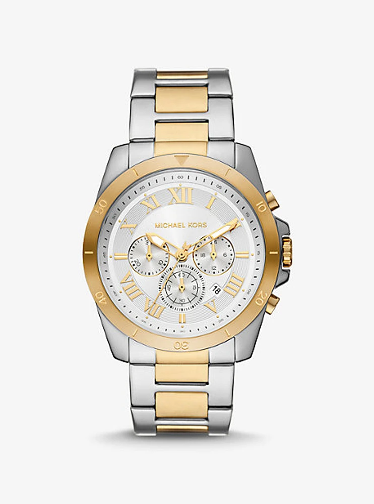 Oversized Alek Two-Tone Watch