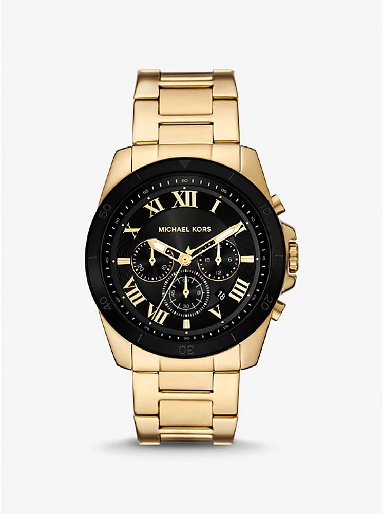 Oversized Alek Gold-Tone Watch