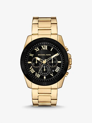 Oversized Alek Gold-Tone Watch