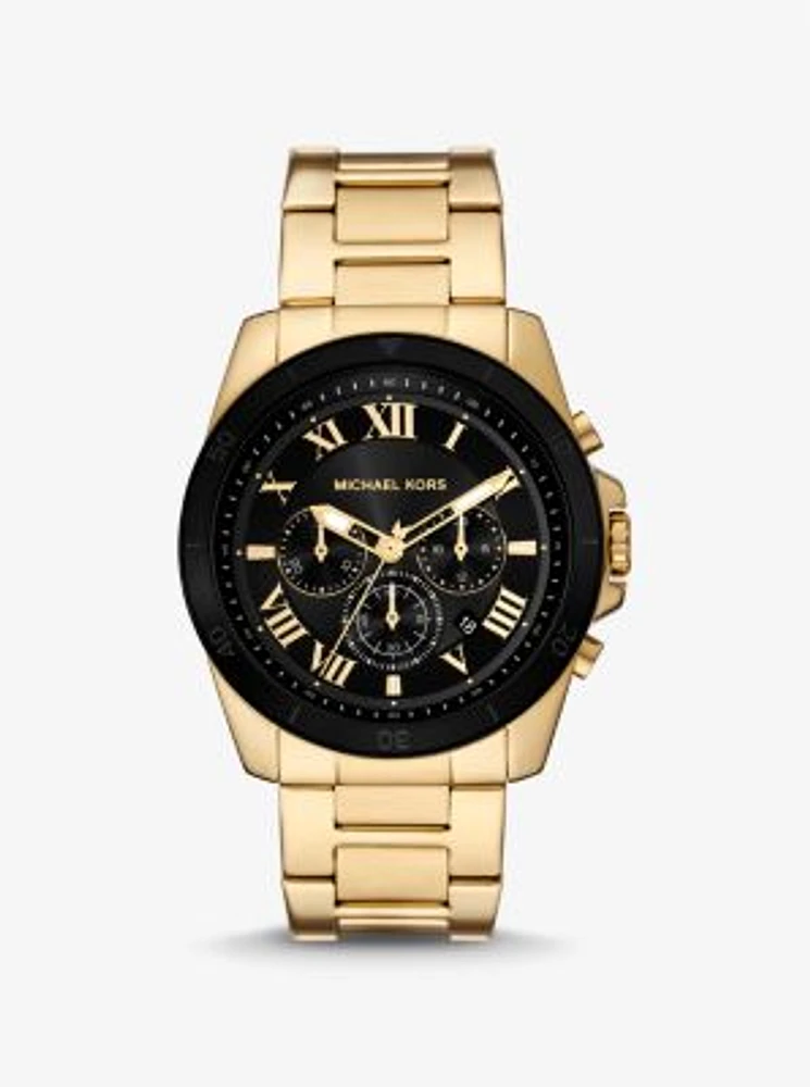 Oversized Alek Gold-Tone Watch