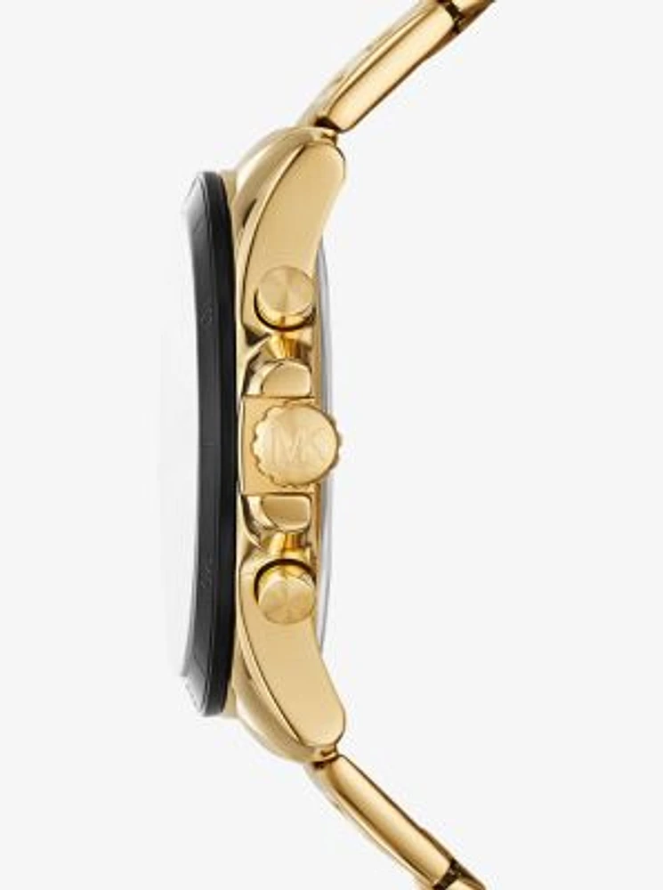 Oversized Alek Gold-Tone Watch