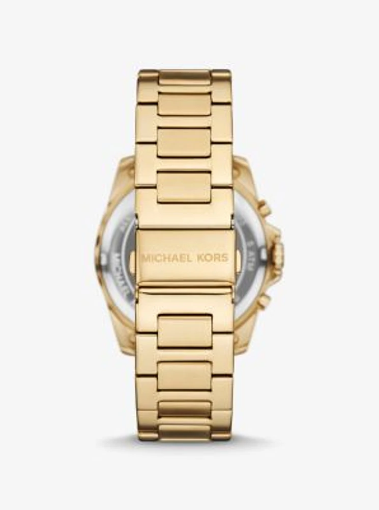 Oversized Alek Gold-Tone Watch