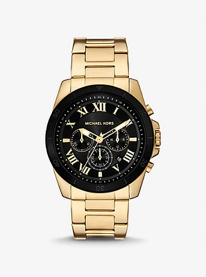 Oversized Alek Gold-Tone Watch