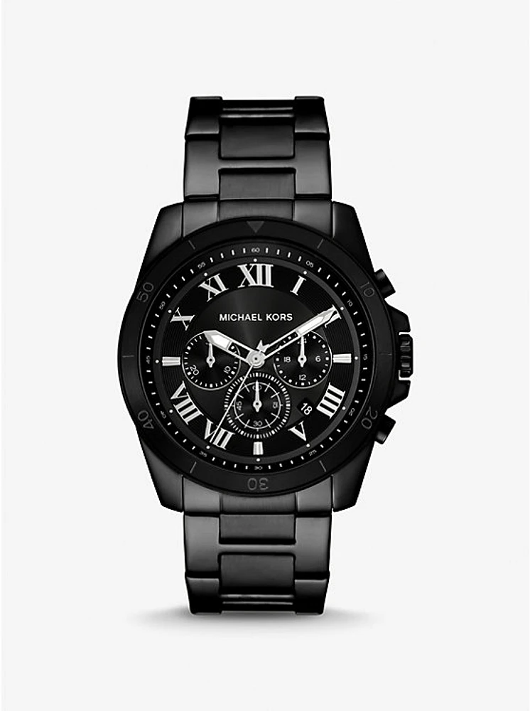 Oversized Alek Black-Tone Watch