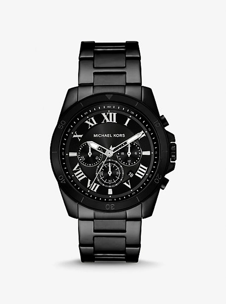 Oversized Alek Black-Tone Watch