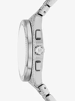 Oversized Accelerator 2.0 Pavé Silver-Tone Watch