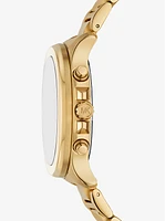 Oversized Sage Gold-Tone Watch