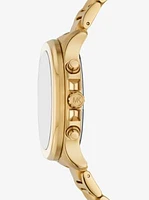 Oversized Sage Gold-Tone Watch