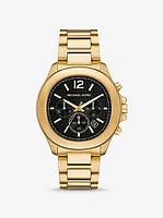 Oversized Sage Gold-Tone Watch