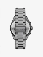 Reloj marítimo oversize de tono plomizo