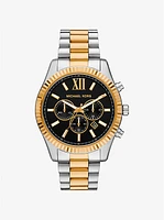 Reloj Lexington oversize de dos tonos