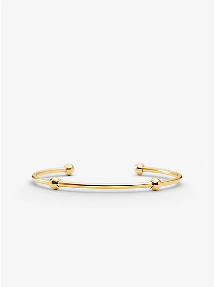 Precious Metal-Plated Sterling Silver Starter Cuff