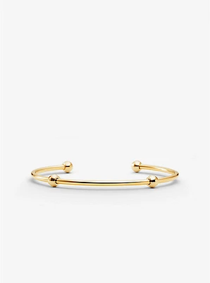 Precious Metal-Plated Sterling Silver Starter Cuff