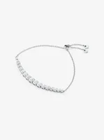 Sterling Silver Tennis Slider Bracelet