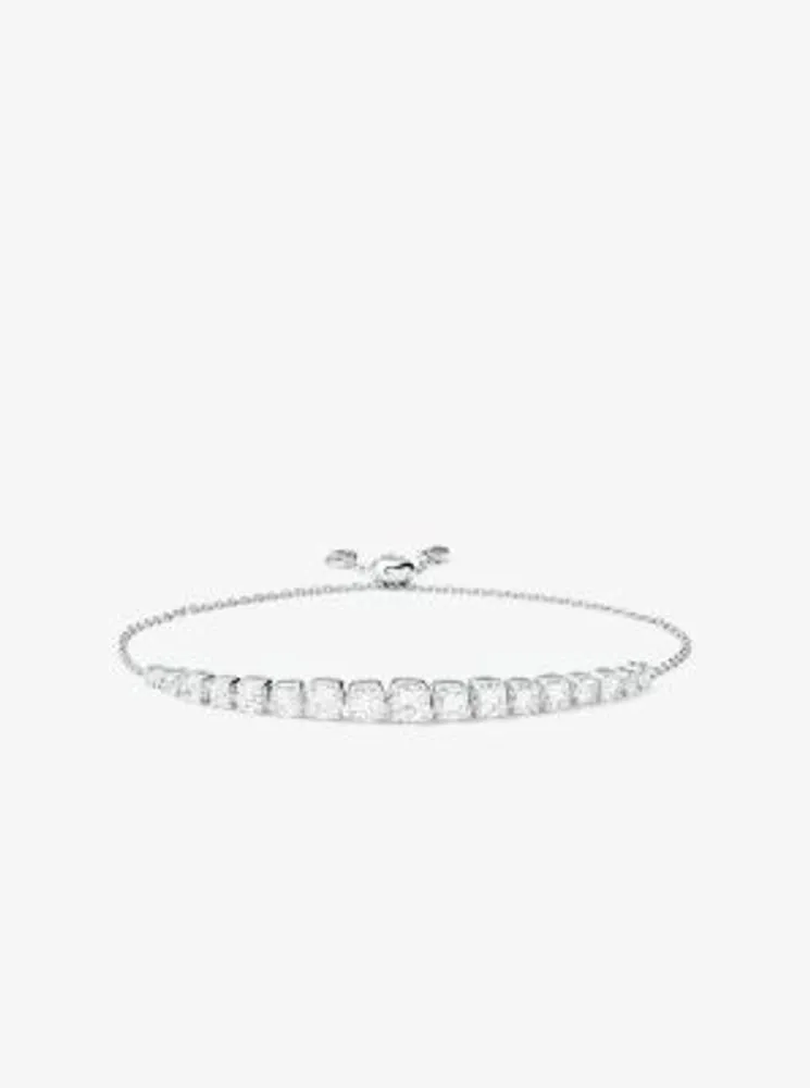 Sterling Silver Tennis Slider Bracelet