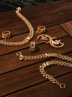14K Gold-Plated Sterling Silver Pavé Logo Hoop Earrings