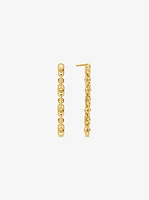 Astor Link Precious Metal-Plated Sterling Silver Drop Earrings