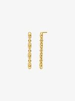 Astor Precious Metal-Plated Sterling Silver Link Drop Earrings