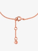 Precious Metal-Plated Sterling Silver Heart Bracelet