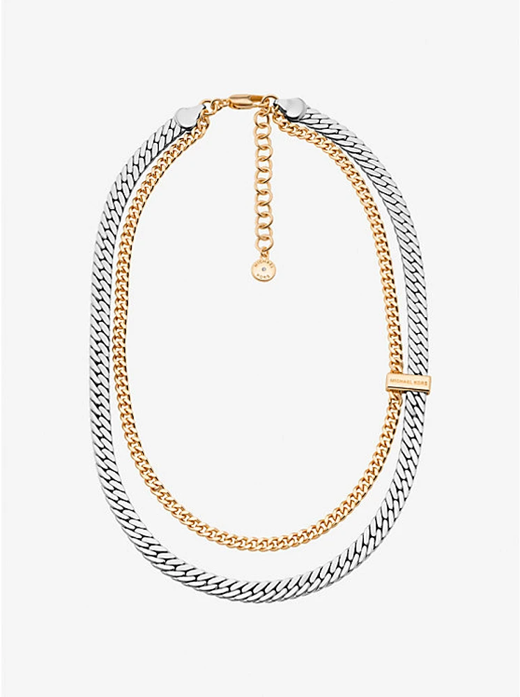 Double Layered Chain Necklace