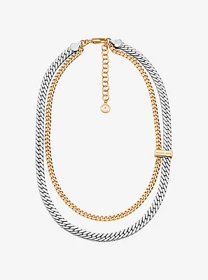 Double Layered Chain Necklace