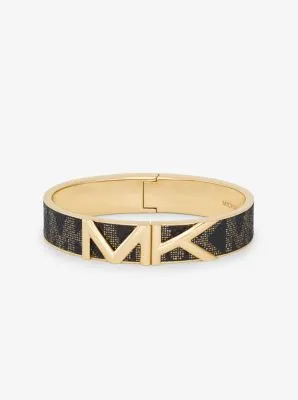 Fulton Gold-Tone Logo Bangle