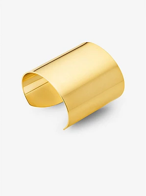 Precious Metal-Plated Brass Cuff