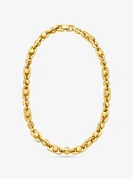 Astor Link Precious Metal-Plated Brass Necklace