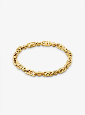 Astor Link Precious Metal-Plated Brass Bracelet