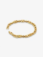 Astor Link Precious Metal-Plated Brass Bracelet