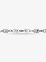Astor Link Extra-Large Pavé Precious Metal-Plated Brass Necklace