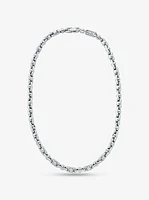 Astor Link - Pavé Precious Metal-Plated Brass Necklace