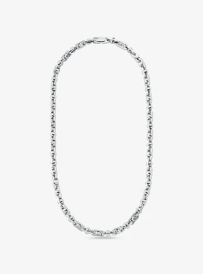 Astor Link Medium Precious Metal-Plated Brass Necklace