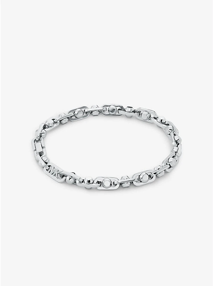 Pulsera Astor Link grande de latón chapado en metal precioso