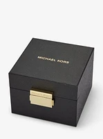 Precious Metal-Plated Brass 3-Piece Pavé Gift Set